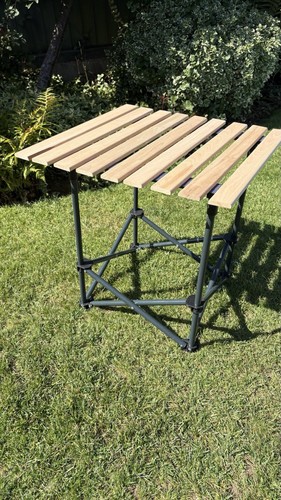 Fold away camping table with - fold,