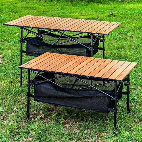 Folding camping table - table, aluminum